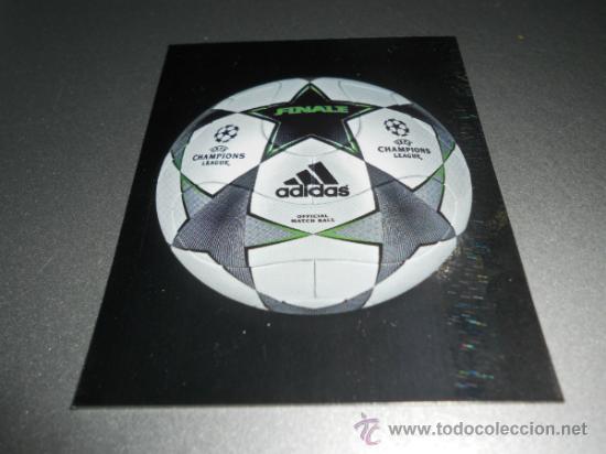 Cromos de f&uacute;tbol: 2 BALON ADIDAS DE LA FINAL CROMOS ALBUM FUTBOL UEFA CHAMPIONS LEAGUE 2008 2009 08 09