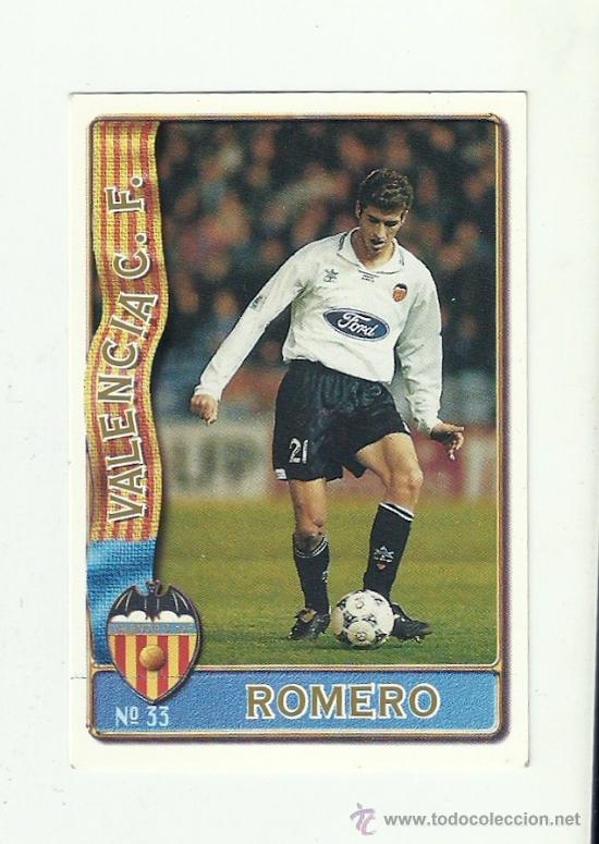 Cromos de f&uacute;tbol: VALENCIA 95-96 (ROMERO) - Foto 1
