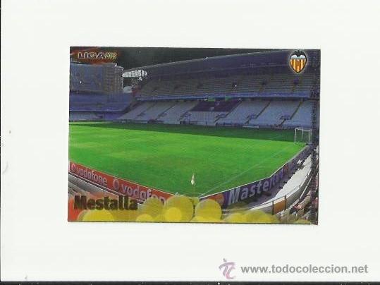 Cromos de Futebol: 56 ESTADIO MESTALLA - BRILLO LISO -  MUNDICROMO 2012 2013 PLATINUM 12 13