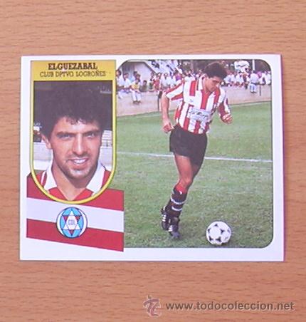 Cromos de f&uacute;tbol: Logro&ntilde;&eacute;s - Elguez&aacute;bal - Ediciones Este 1991-1992, 91-92 - nunca pegado - Foto 1