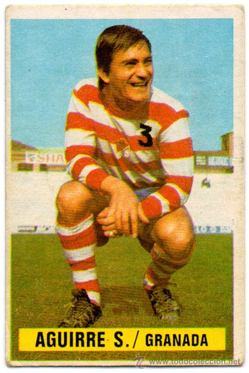 Cromos de f&uacute;tbol: CROMO - AGUIRRE SUAREZ (GRANADA) - Foto 1
