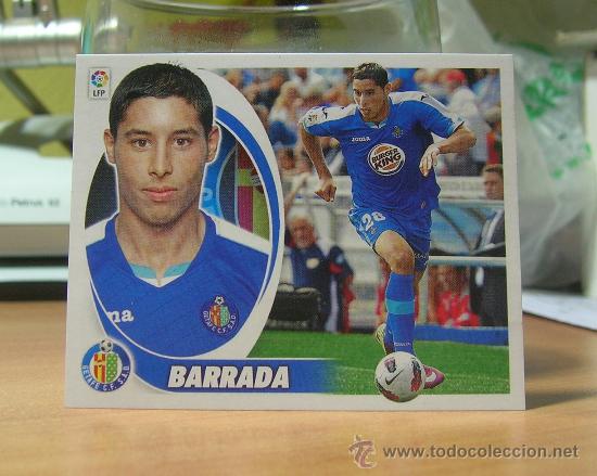 Cromos de f&uacute;tbol: EDICIONES ESTE 2012-2013   12 13     BARRADA     (GETAFE)   SIN PEGAR - Foto 1