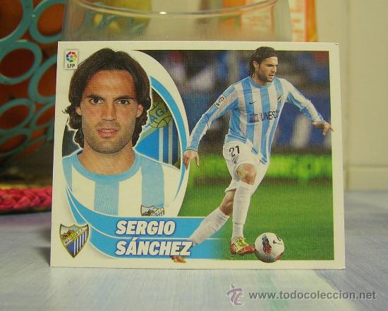 Cromos de f&uacute;tbol: EDICIONES ESTE 2012-2013   12 13     SERGIO  S&Aacute;NCHEZ    (M&Aacute;LAGA)   SIN PEGAR - Foto 1
