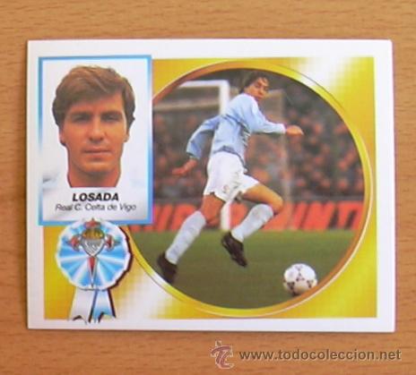 Cromos de f&uacute;tbol: Celta - Losada - Ediciones Este 1994-1995, 94-95 - nunca pegado - Foto 1