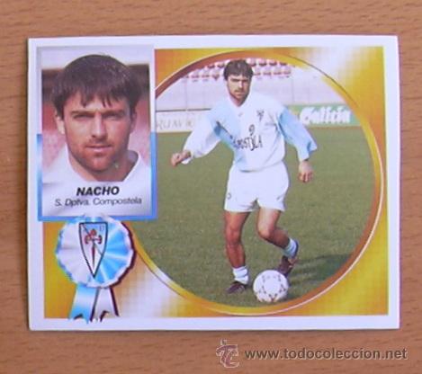 Cromos de f&uacute;tbol: Compostela - Nacho - Ediciones Este 1994-1995, 94-95 - nunca pegado - Foto 1