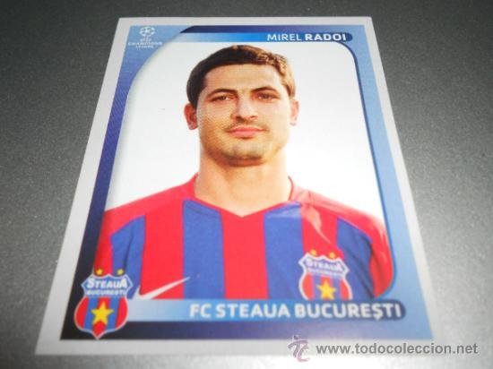 Panini Champions League (2008-2009) Mirel Radoi FC Steaua Bucureşti No. 508