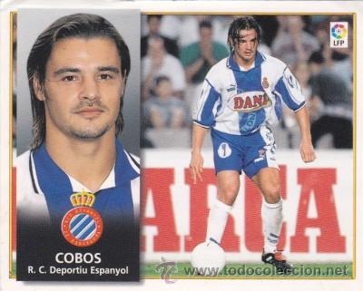 Cromos de f&uacute;tbol: ESTE 98 99 COBOS BAJA EN EL ESPA&Ntilde;OL. VENTANITA. ESTE 1998 1999 - Foto 1