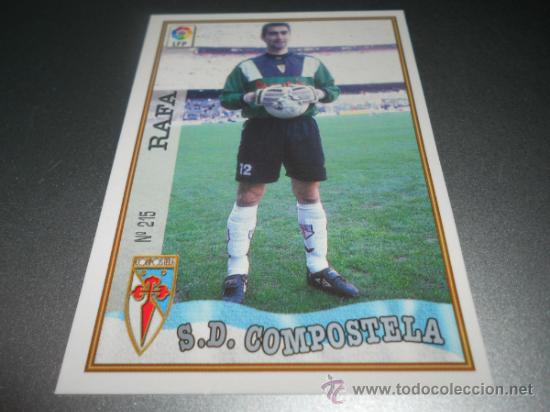 Fu&szlig;ball-Sticker: 215 RAFA COMPOSTELA CROMOS ALBUM MUNDICROMO LIGA FUTBOL 1997 1998 97 98