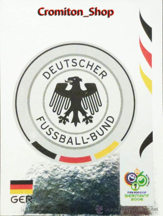 Cromos de f&uacute;tbol: N&ordm; 18 - Escudo Alemania - MUNDIAL ALEMANIA 2006 06 DE PANINI WORLD CUP GERMANY
