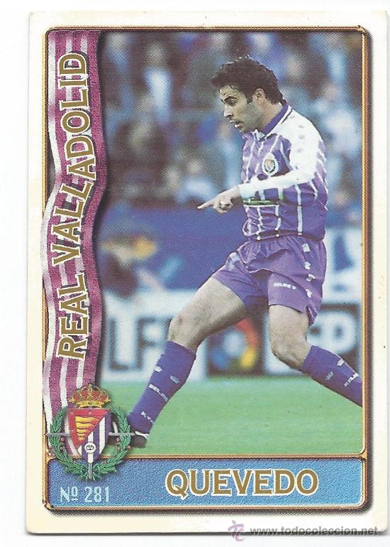 Cromos de F&uacute;tbol: 4400- CROMO LIGA 96/97 MUNDICROMO-QUEVEDO-VALLADOLID