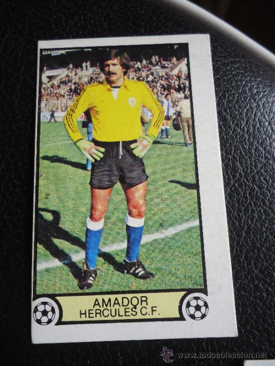 Cromos de F&uacute;tbol: ESTE 79 80 1979 1980 AMADOR HERCULES DESPEGADO
