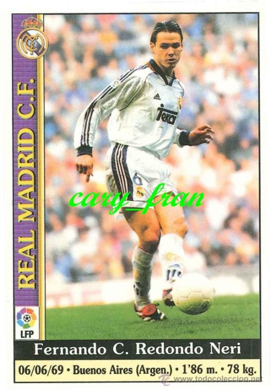 mundicromo 99 00 1999 2000 real madrid redondo Comprar