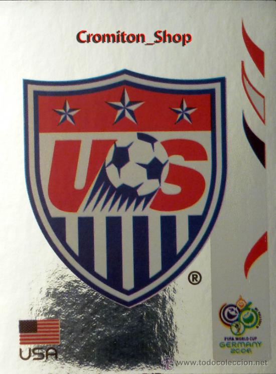 Cromos de Futebol: N&ordm; 341 - Escudo - USA - MUNDIAL ALEMANIA 2006 06 PANINI WORLD CUP GERMANY