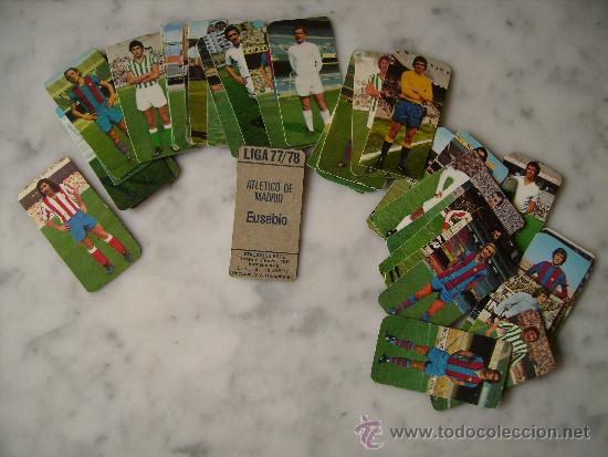 Cromos de F&uacute;tbol: LOTE DE 38 CROMOS DE FUTBOL,LIGA 77/78 DE ESTE