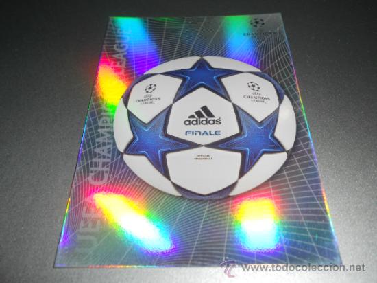 Cromos de f&uacute;tbol: LOGO BALON ADIDAS FINAL WEMBLEY CROMOS PREMIUM UEFA CHAMPIONS LEAGUE CARDS 2010 2011 10 11