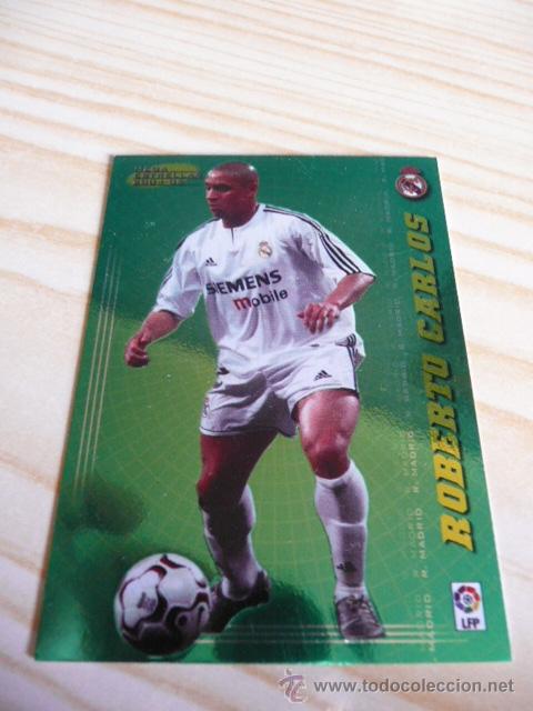 Cromos de f&uacute;tbol: 370 ROBERTO CARLOS MEGAESTRELLA REAL MADRID PANINI MEGACRACKS 2004-2005 04-05