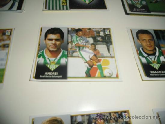 Fu&szlig;ball-Sticker: ESTE 1998 1999 98 99 RECORTADO  DE ALBUM BETIS ANDREI