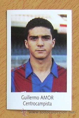 Cromos de f&uacute;tbol: F&uacute;tbol Club Barcelona - 19 Amor - Bimbo 1991-1992, 91-92 - Nunca pegado
