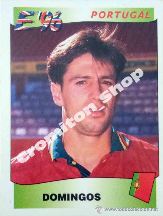 Cromos de f&uacute;tbol: N&ordm; 311 DOMINGOS PORTUGAL EURO INGLATERRA1996 PANINI ENGLAND 96