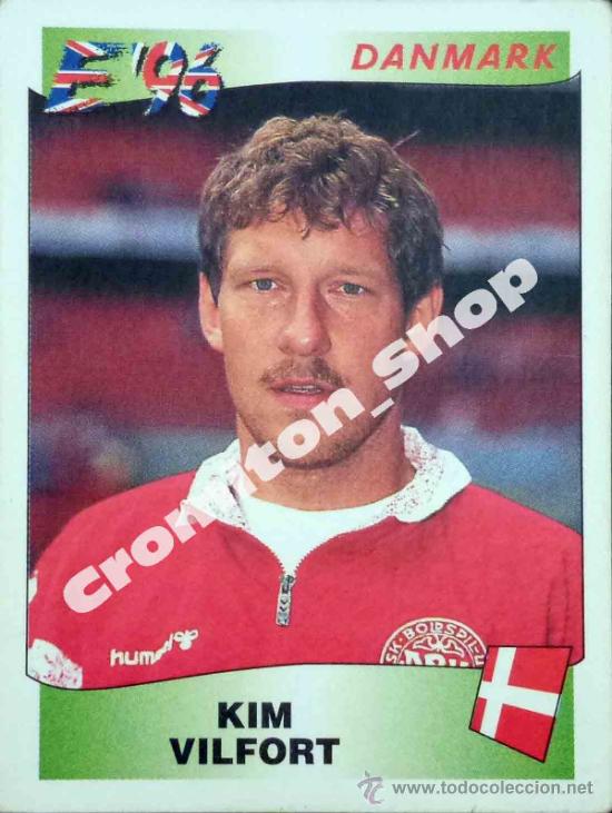 Cromos de Futebol: N&ordm; 286 KIM VILFORT EURO INGLATERRA1996 PANINI ENGLAND 96