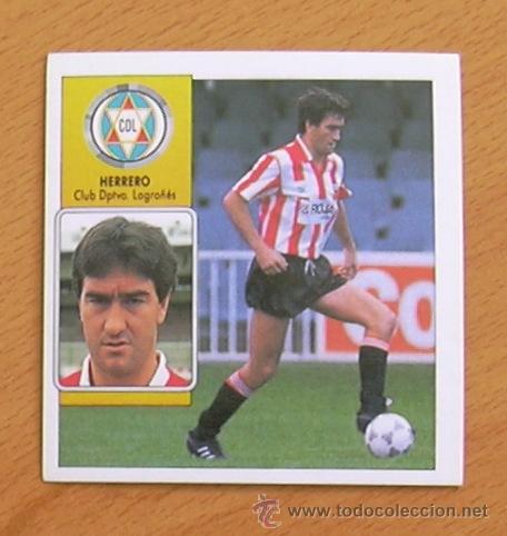Cromos de f&uacute;tbol: Logro&ntilde;&eacute;s - Herrero - Ediciones Este 1992-1993, 92-93 - Nunca pegado - Foto 1