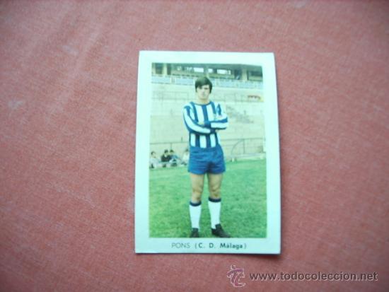 Cromos de f&uacute;tbol: ED.  FHER  1970  PONS  (MALAGA) - Foto 1