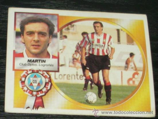 Cromos de f&uacute;tbol: -ESTE 94-95 : MARTIN ( LOGRO&Ntilde;ES ) -- BAJA DIFICIL -- - Foto 1