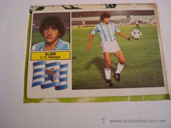 Cromos de f&uacute;tbol: ALBIS COLOCA MALAGA 82/83 - Foto 1