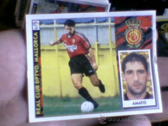 Cromos de f&uacute;tbol: ED ESte 97 98 COLOCA   recuperado ventanilla superior AMATO MALLORCA - Foto 1