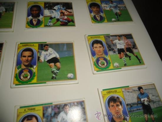 Figurine di Calcio: LIGA ESTE 1996 1997 96 97 NUNCA PEGADO RACING SANTANDER BILLABONA FOTO