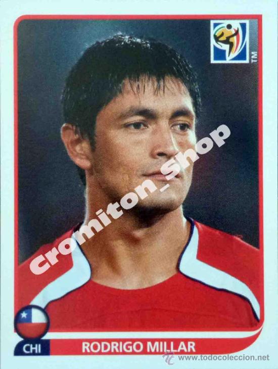 Fu&szlig;ball-Sticker: N&ordm; 628 RODRIGO MILLAR MUNDIAL SOUTH AFRICA 2010 WORLD CUP 10 PANINI
