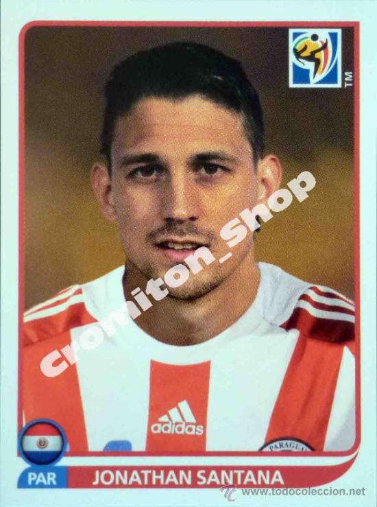 Cromos de F&uacute;tbol: N&ordm; 443 JONATHAN SANTANA MUNDIAL SOUTH AFRICA 2010 WORLD CUP 10 PANINI
