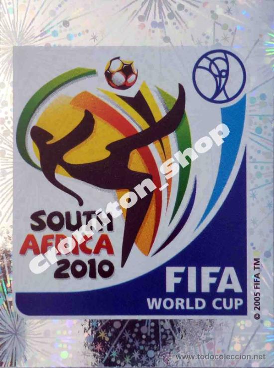 Cromos de F&uacute;tbol: N&ordm; 4 Official Emblem MUNDIAL SOUTH AFRICA 2010 WORLD CUP 10 PANINI