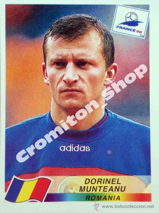 Cromos de F&uacute;tbol: N&ordm; 436 DORINEL MUNTEANU MUNDIAL FRANCIA 1998 FRANCE WORLD CUP 98 PANINI