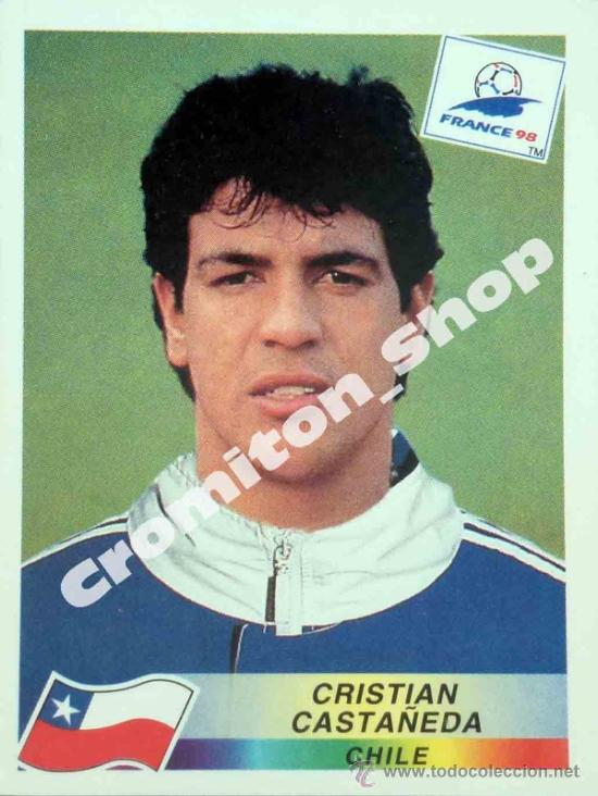 Cartes &agrave; collectionner de Football: N&ordm; 105 CRISTIAN CASTA&Ntilde;EDA MUNDIAL FRANCIA 1998  FRANCE WORLD CUP 98 PANINI