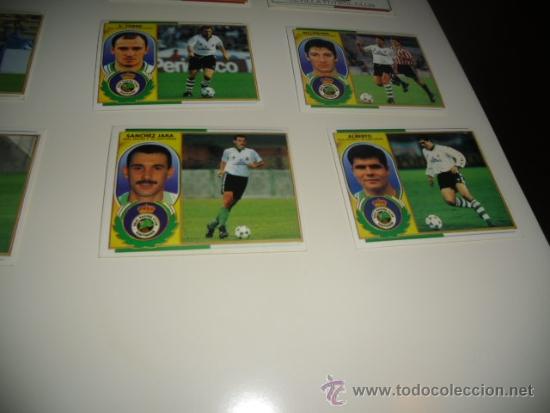 Fu&szlig;ball-Sticker: LIGA ESTE 96 97 1996 1997 NUNCA PEGADO RACING SANTANDER SANCHEZ JARA