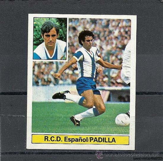 Football Stickers: EDICIONES ESTE. LIGA 81-82. NUEVO. PADILLA-R.C.D. ESPA&Ntilde;OL.