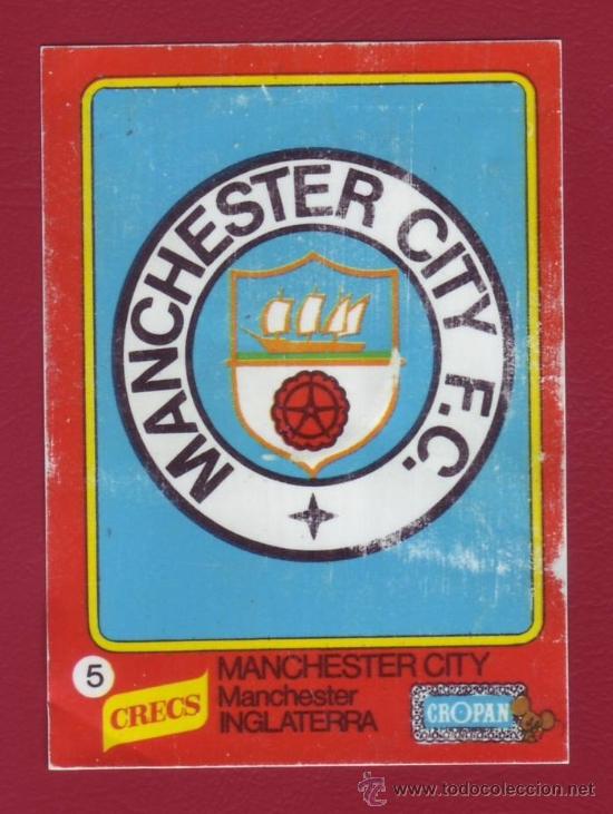 Cromos de F&uacute;tbol: CROPAN CRECS - COLECCI&Oacute;N ESCUDOS DE F&Uacute;TBOL 5 MANCHESTER CITY