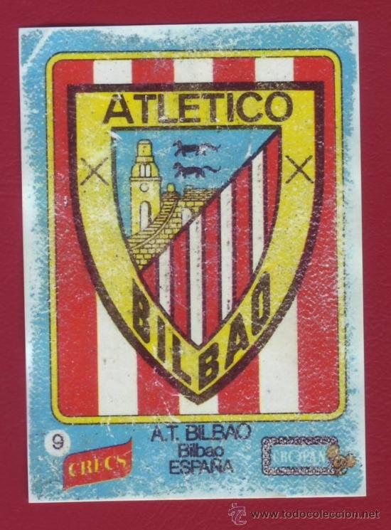 Cromos de F&uacute;tbol: CROPAN CRECS - COLECCI&Oacute;N ESCUDOS DE F&Uacute;TBOL 9 A.T. BILBAO