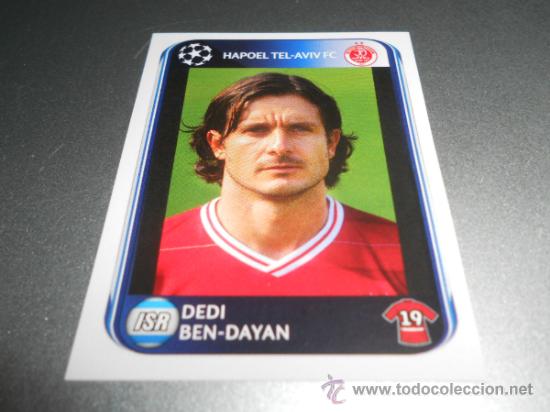 Cromos de F&uacute;tbol: 127 DEDI BEN DAYAN HAPOEL TEL-AVIV CROMOS ALBUM UEFA CHAMPIONS LEAGUE 2010 2011 10 11 PANINI