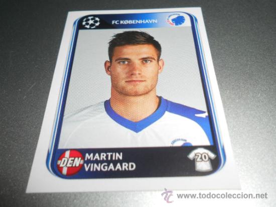 Cartes &agrave; collectionner de Football: 254 MARTIN VINGAARD KOBENHAVN CROMOS ALBUM UEFA CHAMPIONS LEAGUE 2010 2011 10 11 PANINI