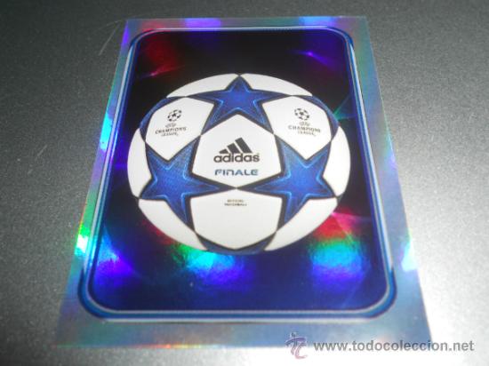 Cromos de f&uacute;tbol: 3 LOGO BALON ADIDAS FINAL CROMOS ALBUM UEFA CHAMPIONS LEAGUE 2010 2011 10 11 PANINI