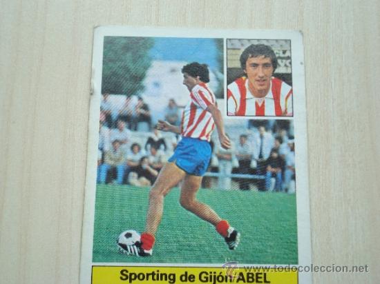 Cromos de f&uacute;tbol: CROMO ABEL SPORTING EDICIONES ESTE 81 82 NUNCA PEGADO - Foto 1