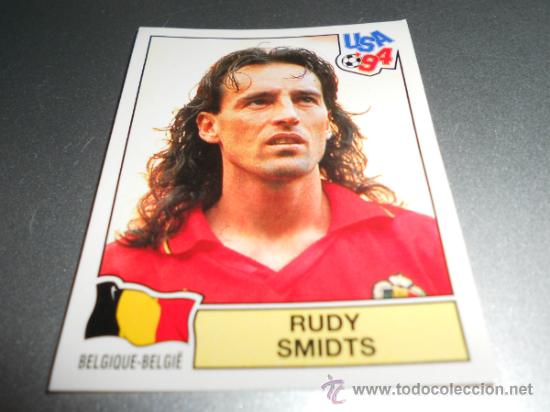 Cromos de F&uacute;tbol: 383 RUDY SMIDTS BELGICA CROMOS ALBUM WORLD CUP MUNDIAL FUTBOL USA 94 U.S.A. 1994
