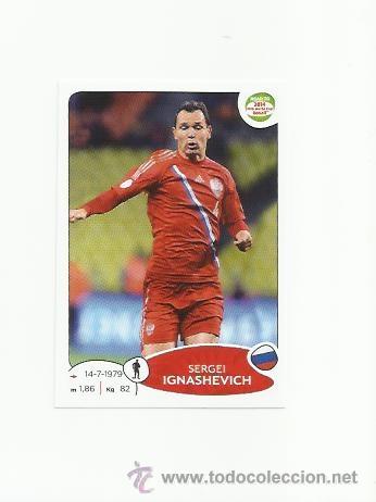 Cartes &agrave; collectionner de Football: 331 IGNASHEVICH (RUSIA) ROAD TO 2014 FIFA WORLD CUPA BRAZIL PANINI ADHESIVA -  -