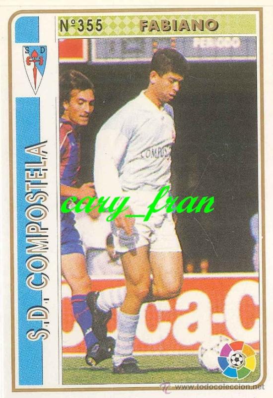 Figurine di Calcio: MUNDICROMO 1994 1995 94 95 COMPOSTELA FABIANO