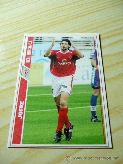 Cromos de F&uacute;tbol: 534 JOFRE MURCIA MUNDICROMO FICHAS LA LIGA 2007-2008 07-08