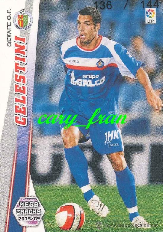 Cromos de f&uacute;tbol: MEGACRACKS 2008 2009 08 09 GETAFE CELESTINI - Foto 1