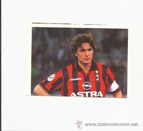 Cartes &agrave; collectionner de Football: 120 MALDINI MILAN PARTE 1 - CROMO LIBRO CAMPEONES EUROPA MARCA 1999 -