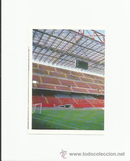 Fu&szlig;ball-Sticker: 128 ESTADIO SAN SIRO MILAN - CROMO LIBRO CAMPEONES EUROPA MARCA 1999 -